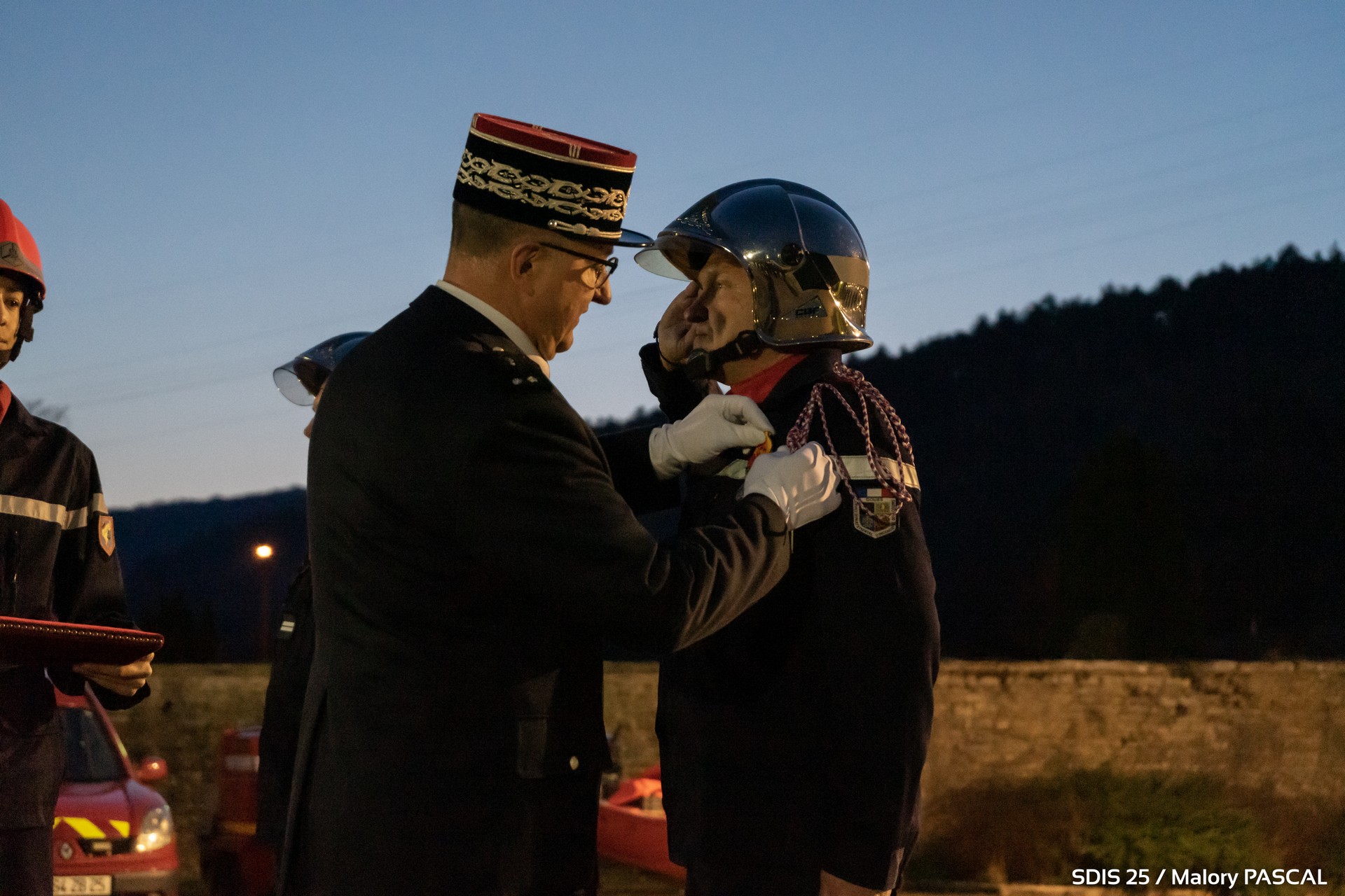 Remise de médaille