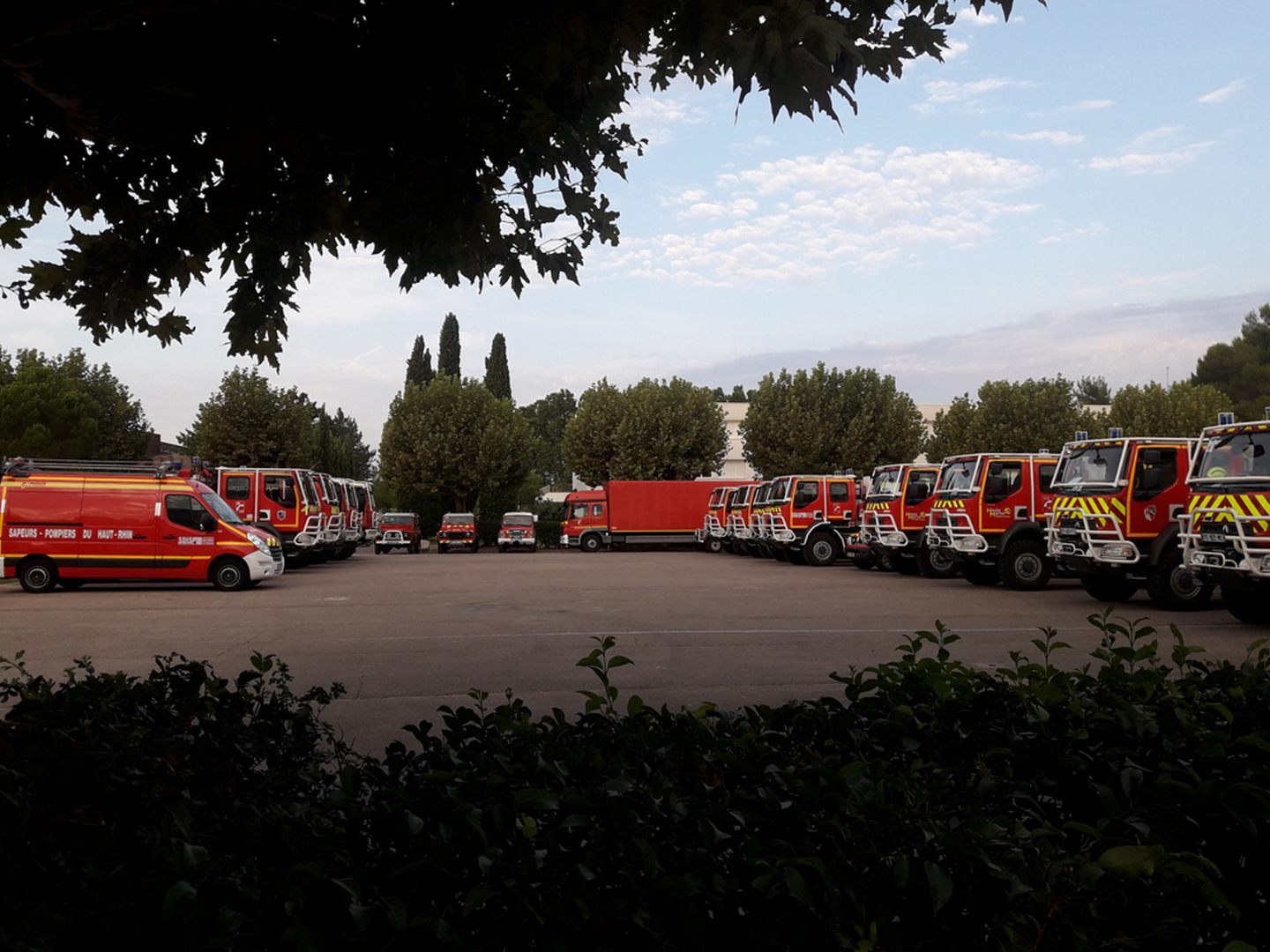 Renfort feu de forêt 19/08/2019