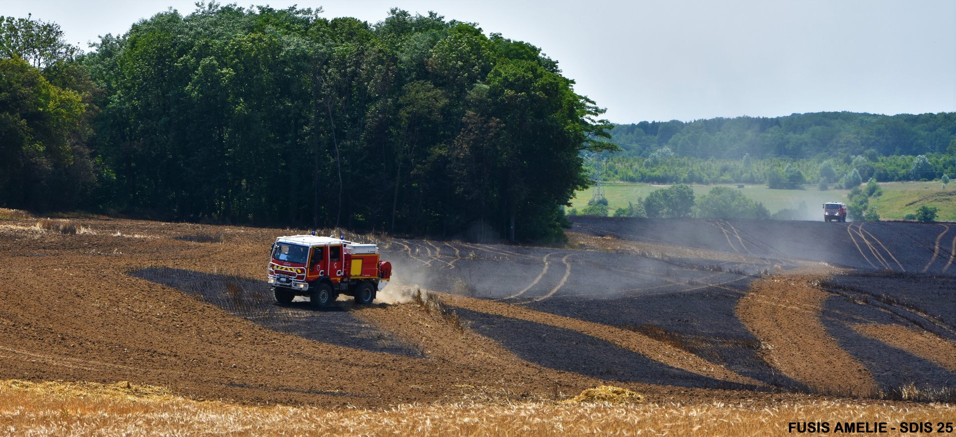 Feu de friche 03/07/2019