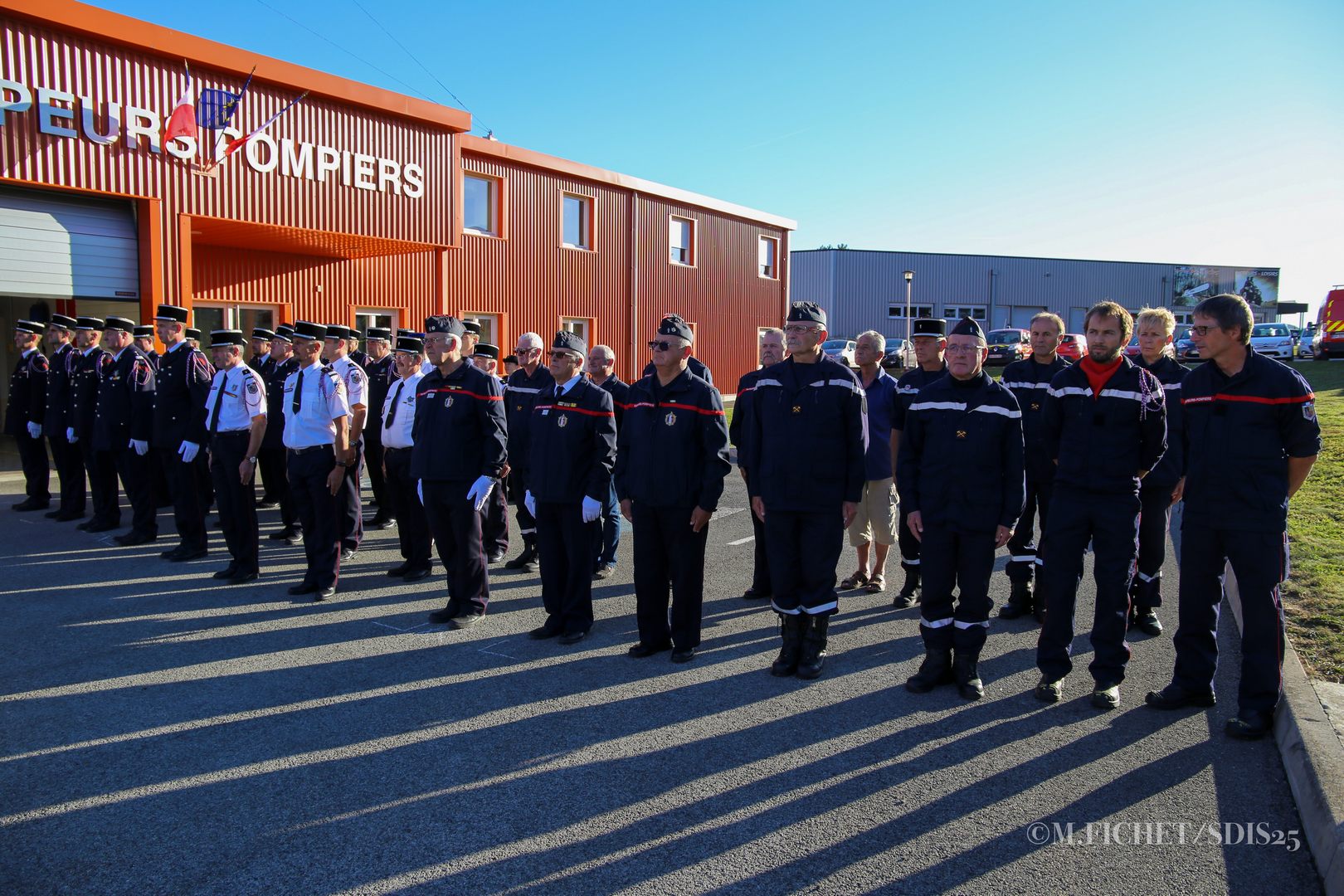 Passation de commandement du CIS de Maiche 04/09/2019