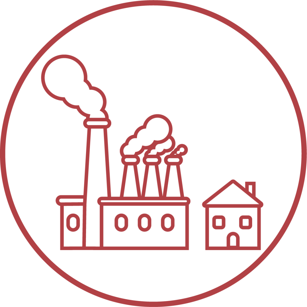 Picto maison et usine