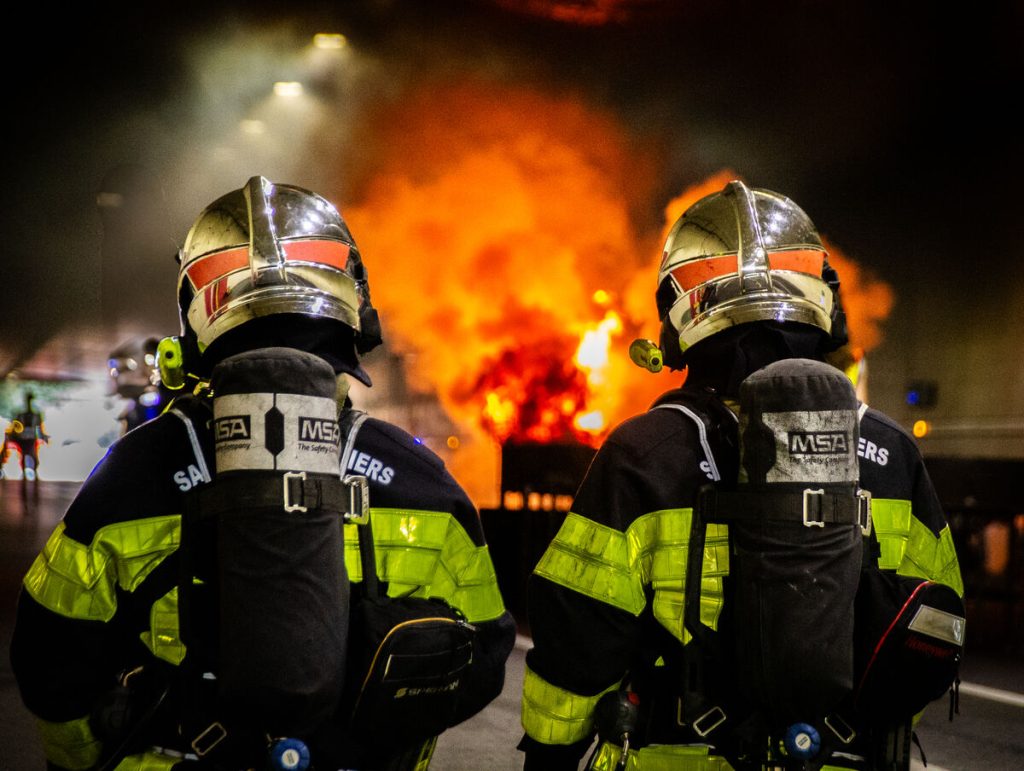 exercice incendie du tunnel de la citadelle